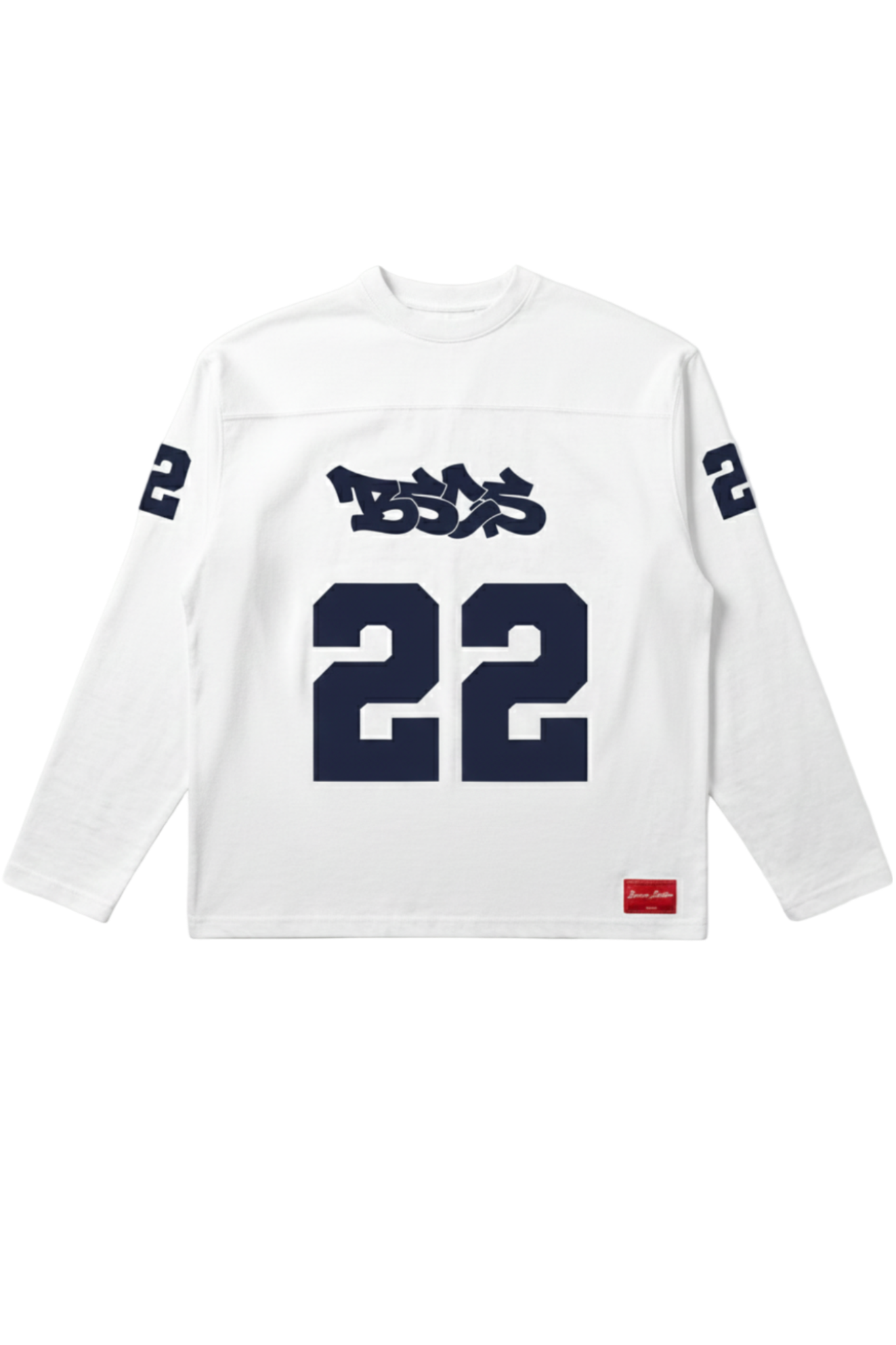 WHITE 22 LONG SLEEVE JERSEY