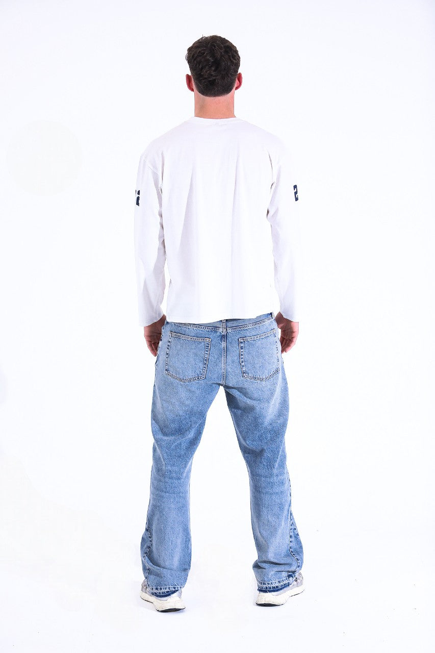 WHITE 22 LONG SLEEVE JERSEY