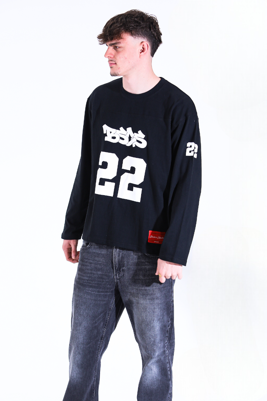 BLACK 22 LONG SLEEVE JERSEY